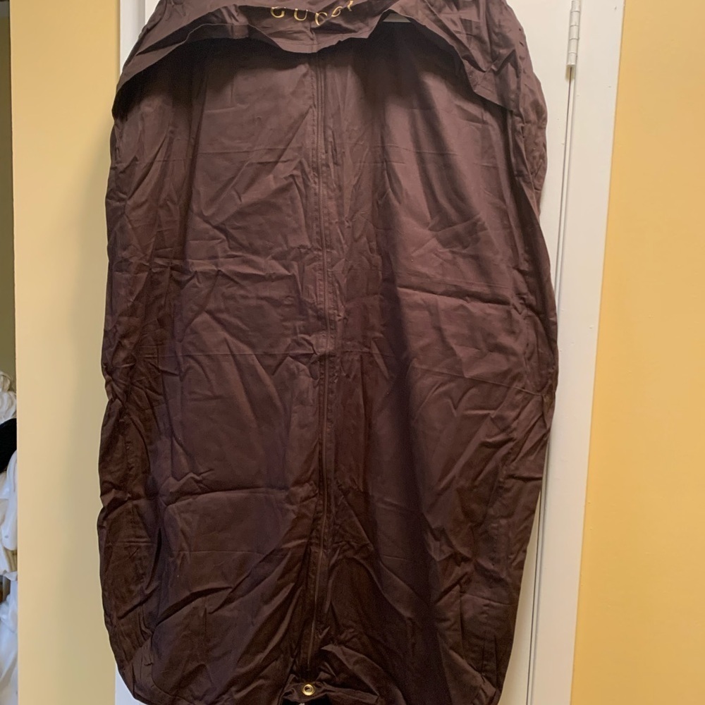 Gucci Garment Bag with zipper closet and hanger ring NWOT
